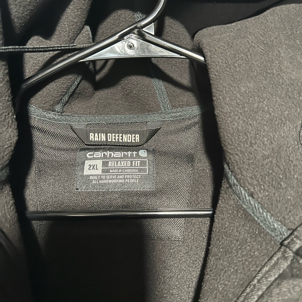 Carhartt Dark Gray Rain Defender Coat Men’s 2XL